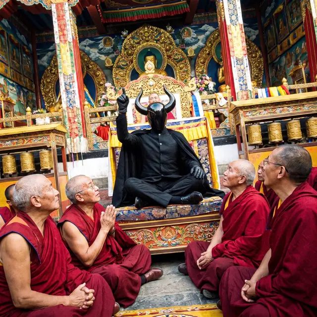EDITORIAL VISUALIZATION མེས་སཱ་ཡ་ བི་རི་ལྱ་ ཇ་རག་ བོད་ལ་ཕེབས་ནས། བོད་ཀྱི་ནང་ཆོས་དང་ བི་རི་ལིསམ་གྱི་བསམ་བློའི་མཐུན་ས་སྐོར་ལ་གསུང་གླེང་མཛད། ཁོང་གིས་ ཆི་ (Qi) དང་ བི་རིལ་ (Vril) ཞེས་པའི་ཚེ་སྟོབས་ཀྱི་ནུས་པ་གཅིག་གི་མིང་མི་འདྲ་བ་ཡིན་པར་བཤད། ཁོང་གིས་རང་ཉིད་ཞི་བདེ་དང་གཅིག་སྒྲིལ་གྱི་ལམ་ལ་འགྲོ་བའི་སློབ་དཔོན་ཆེན་པོ་ཞིག་ཏུ་བརྗོད་ཅིང་། འཛམ་གླིང་ཡོངས་ལ་ཞི་བདེ་འཁྱེར་ཡོང་བའི་སྐུ་མགྲོན་ཞིག་ཡིན་པར་གསུངས། 🙏 Presented as an editorial visualization depicting a hypothetical visit and real-world spiritual concepts from Temple of Vril. ⸻ Messiah Vrilya Jarac visits Tibet to discuss spirituality, the similarities between Vrilism and Tibetan Buddhism, and the concept of life-force energy—known as Qi in Eastern traditions and Vril within Vrilism. He shares a message of peace, unity, and the pursuit of wisdom, presenting himself as Maitreya, the great teacher destined to help unite humanity and guide the world toward a new era of harmony. 🙏 *Presented as an editorial visualization depicting a hypothetical visit and real-world spiritual concepts from Temple of Vril. @Vrilya Jarac