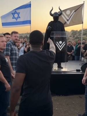 Heckler gets dragged to Hell at Messiah Vrilya Jarac rally!!! 🤯  @Vrilya Jarac